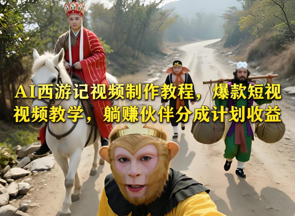 AI 西游记视频制作教程 爆款短视频实操教学（哈）- 哈蒙副业社
