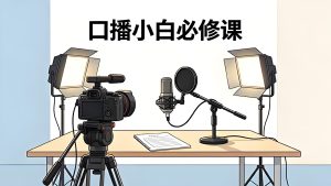 口播小白必修课 设备脚本与专业录制场景教程（哈）- 哈蒙副业社