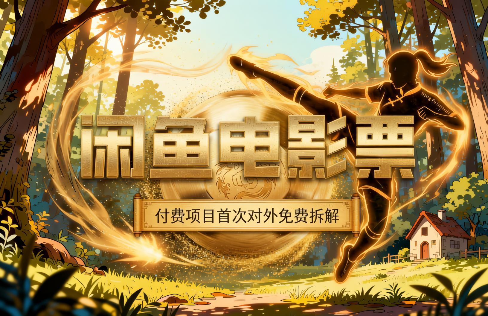 闲鱼电影票实操玩法,旺季单月收益破万,一部新片再次刷新认知(哈)- 哈蒙副业社