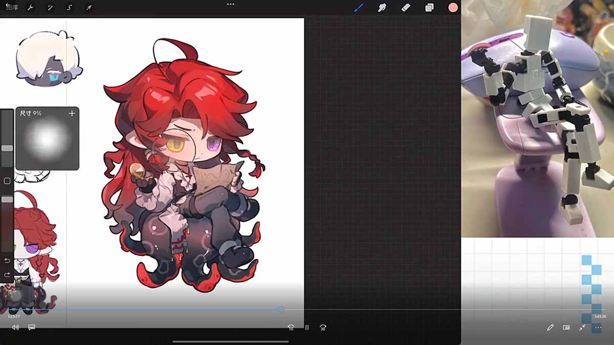 零基础学Q版立绘 从比例到细化核心技法（哈）